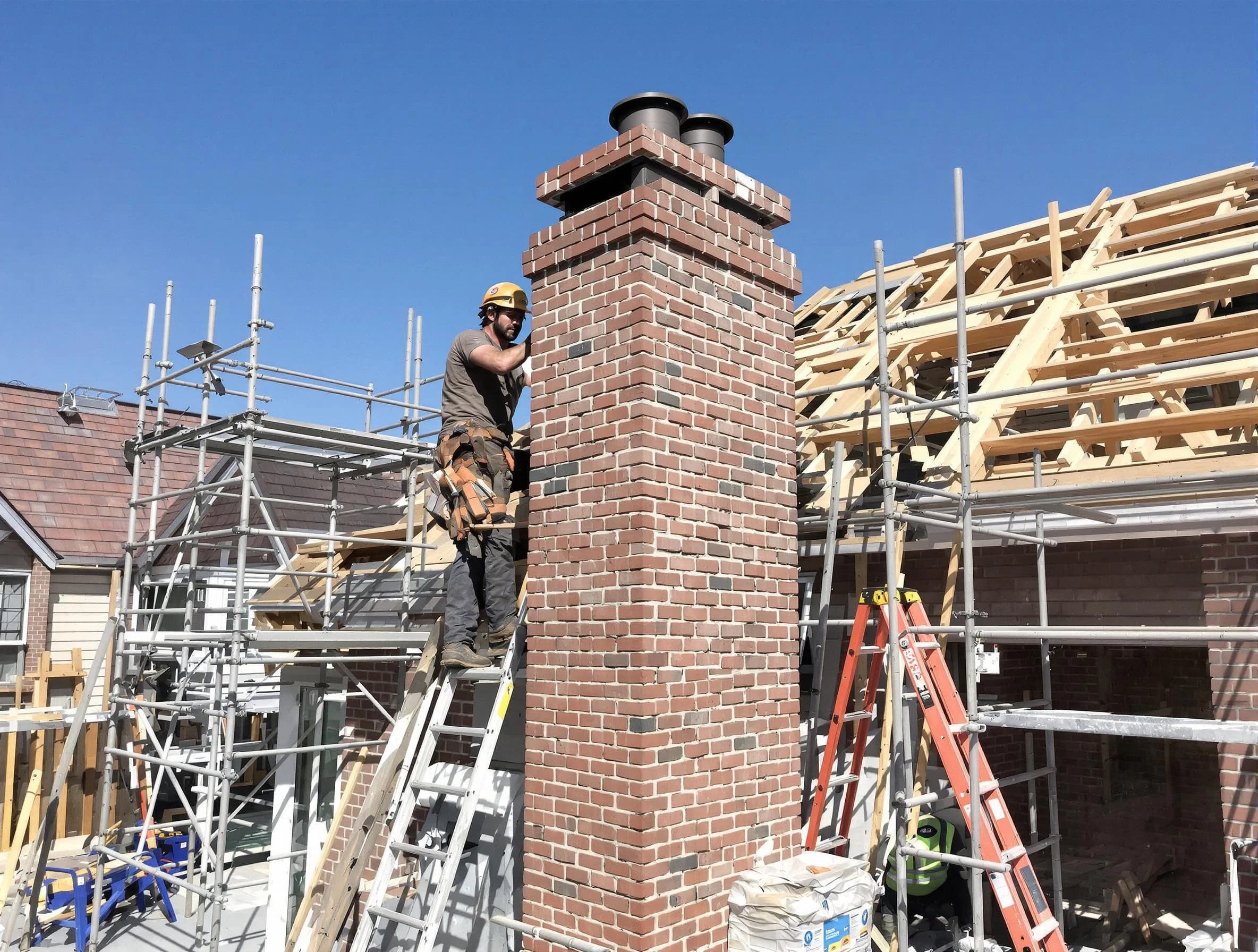 New chimney installation completed by Midwest City Chimney Sweep in Midwest City, OK