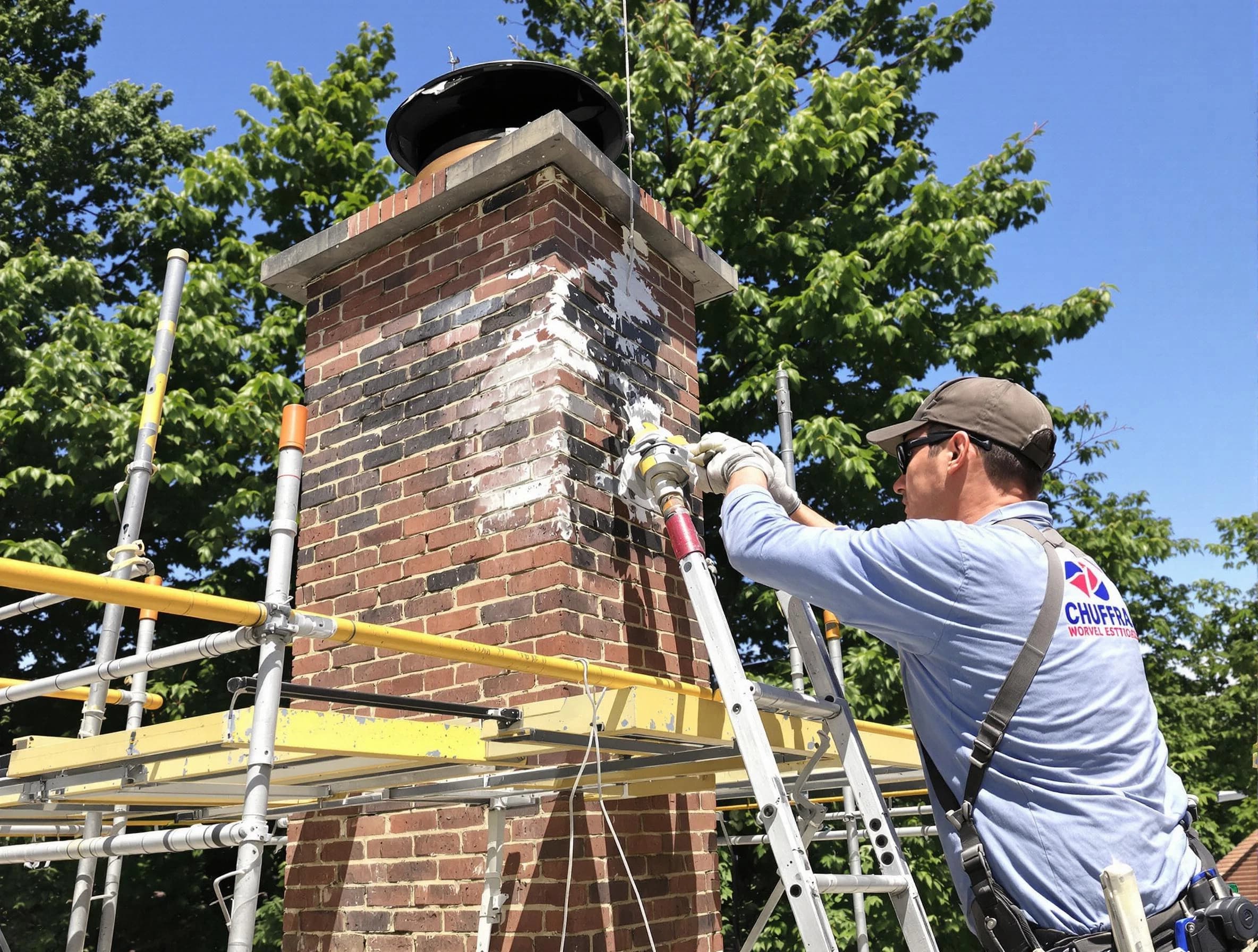 Structural chimney repair by Midwest City Chimney Sweep in Midwest City, OK