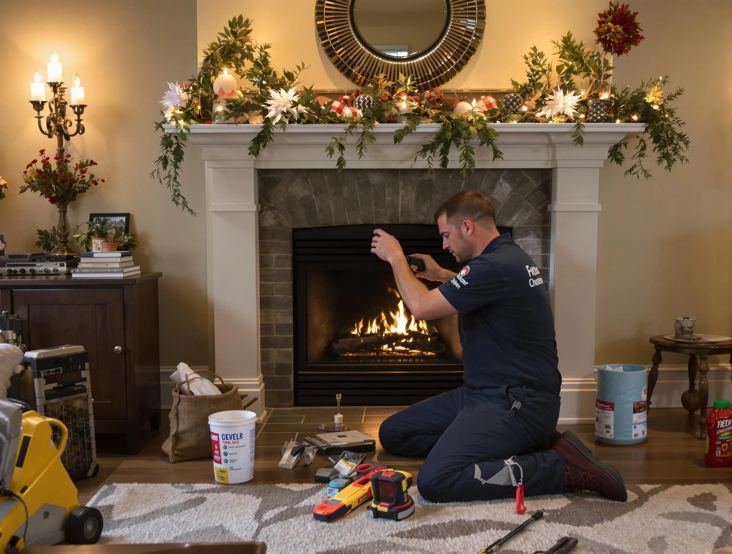 Midwest City Chimney Sweep offering fireplace maintenance services in Midwest City, OK