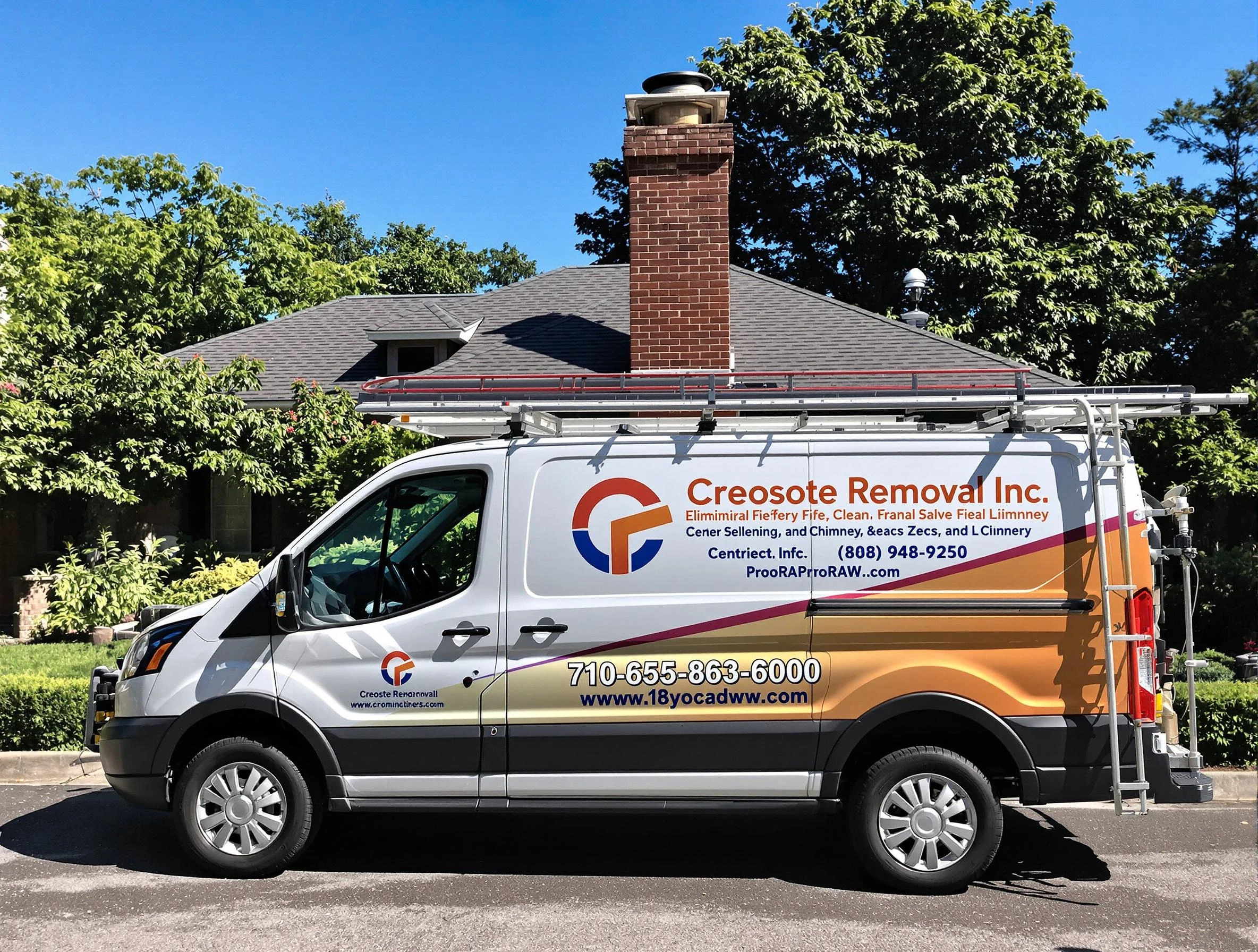Midwest City Chimney Sweep technician removing creosote safely in Midwest City, OK
